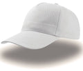 White baseball cap on a white background