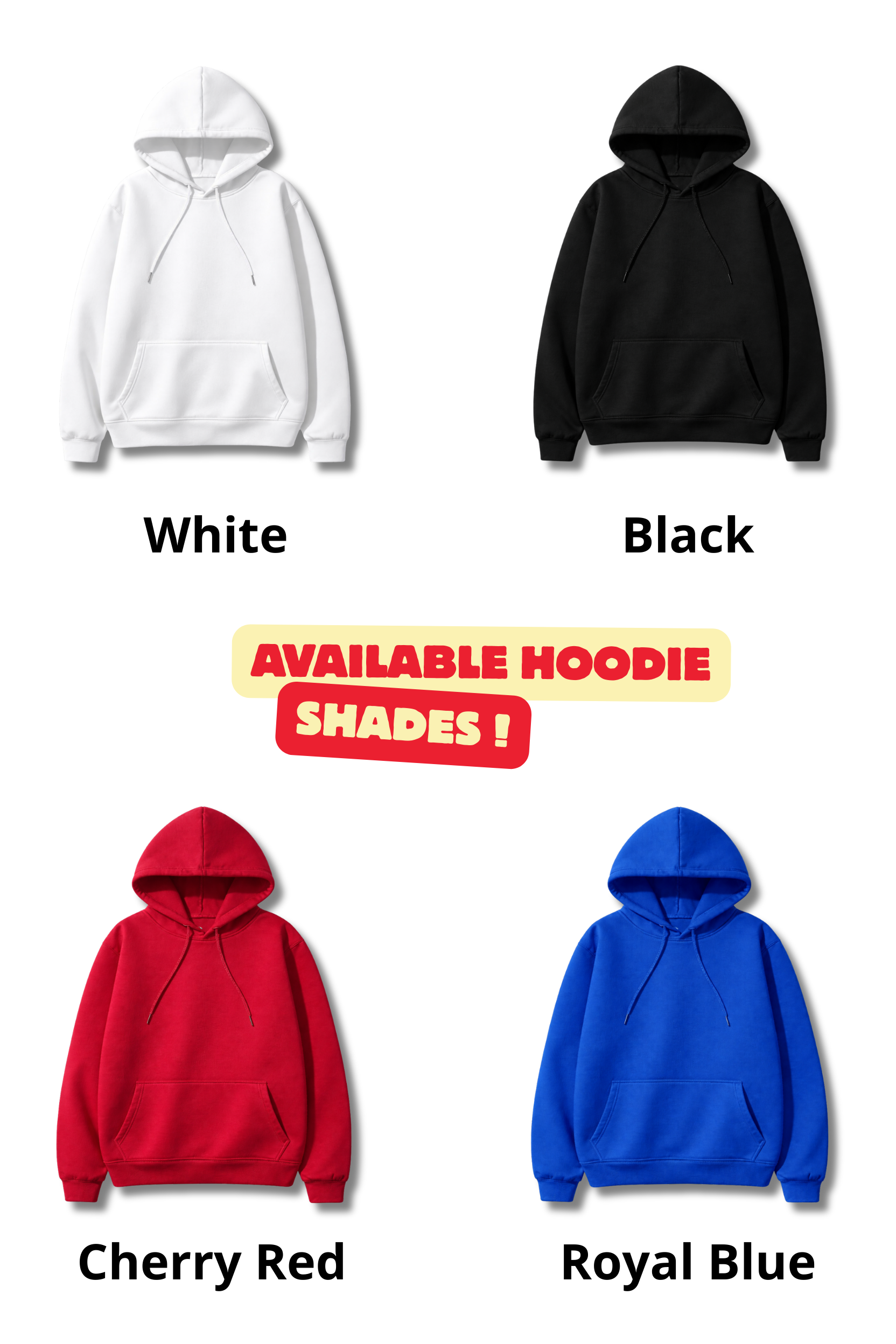 Matching Embroidery Hoodies