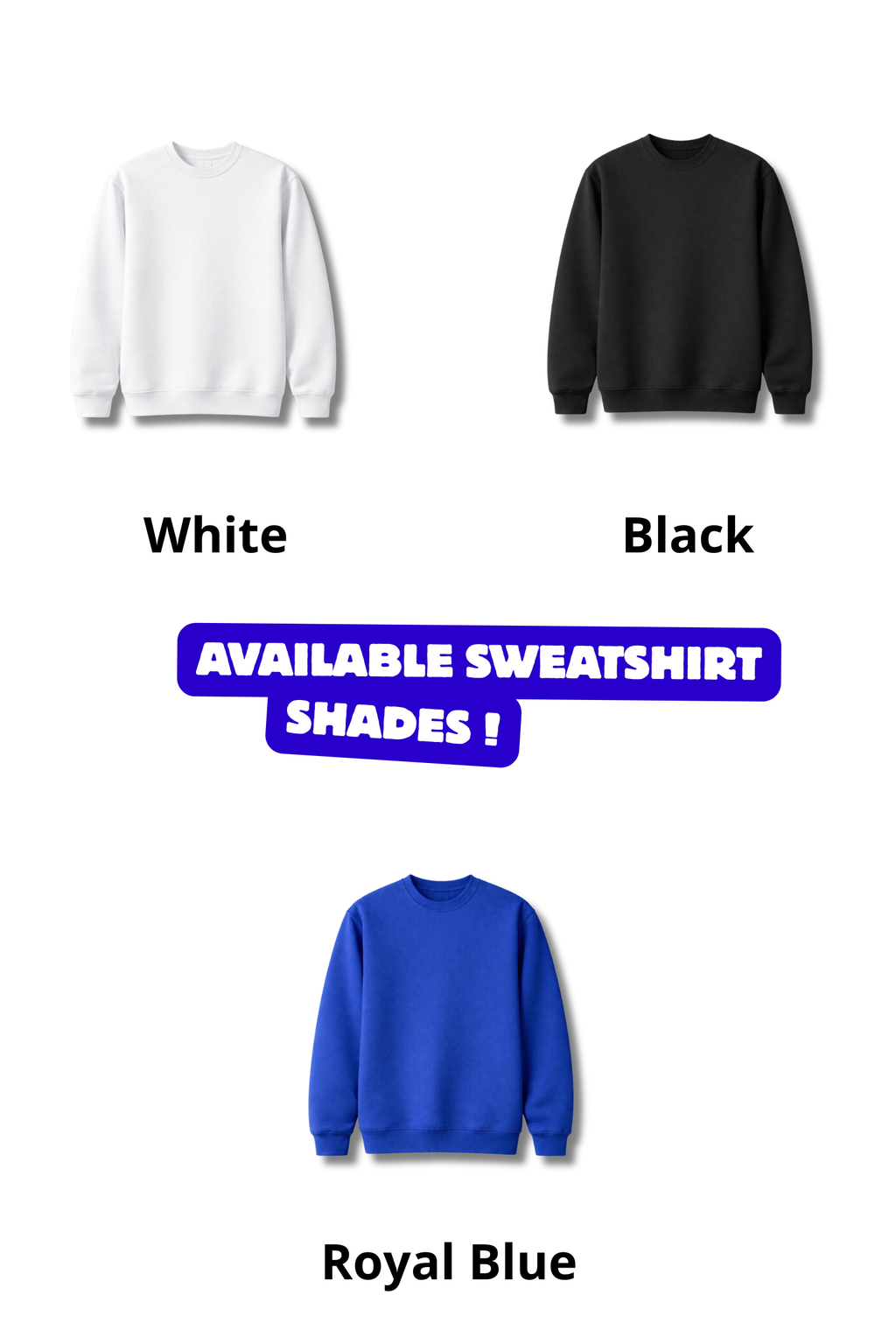 Matching Embroidery Sweatshirt