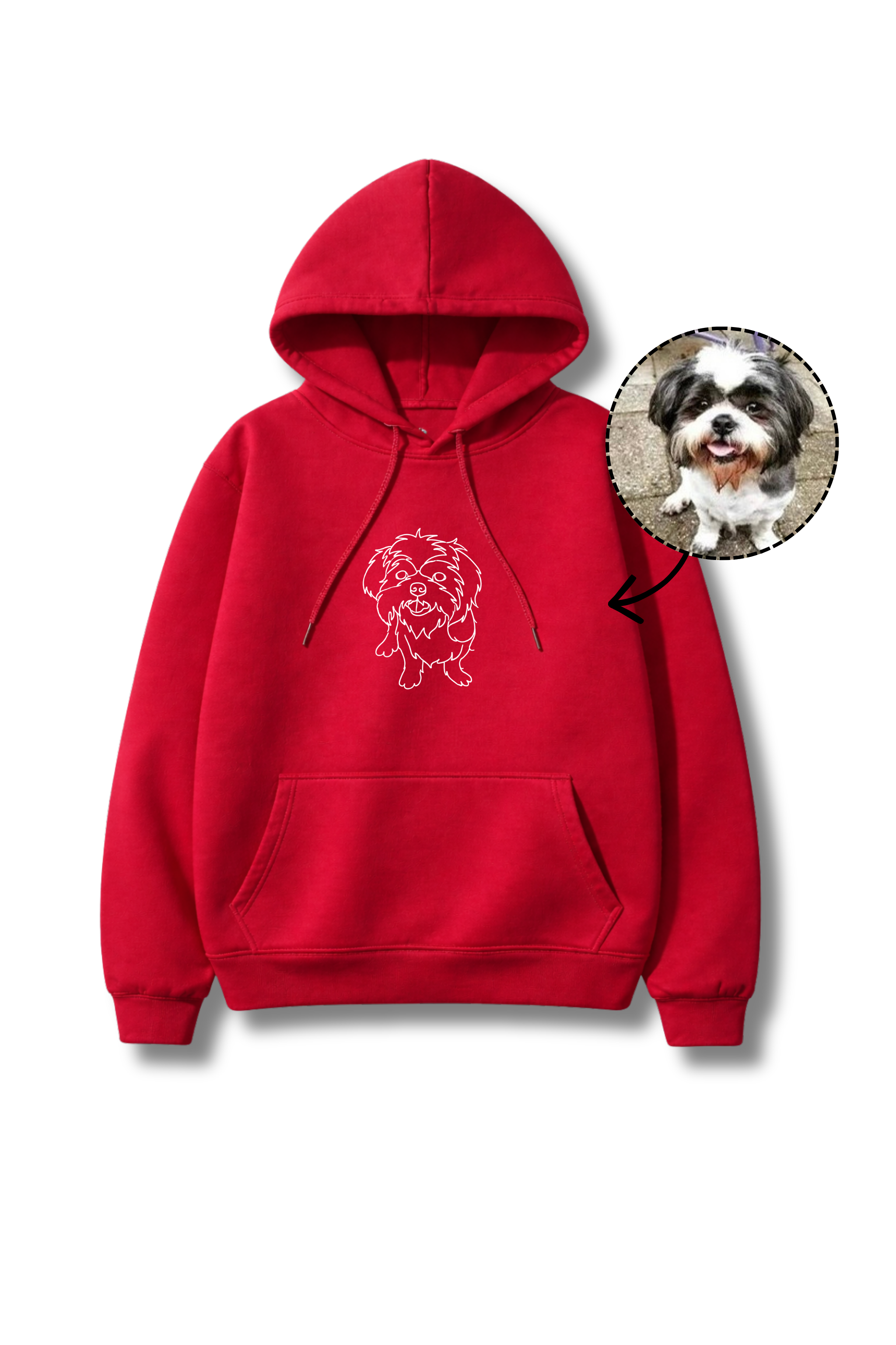 Custom Pet Embroidery Hoodie
