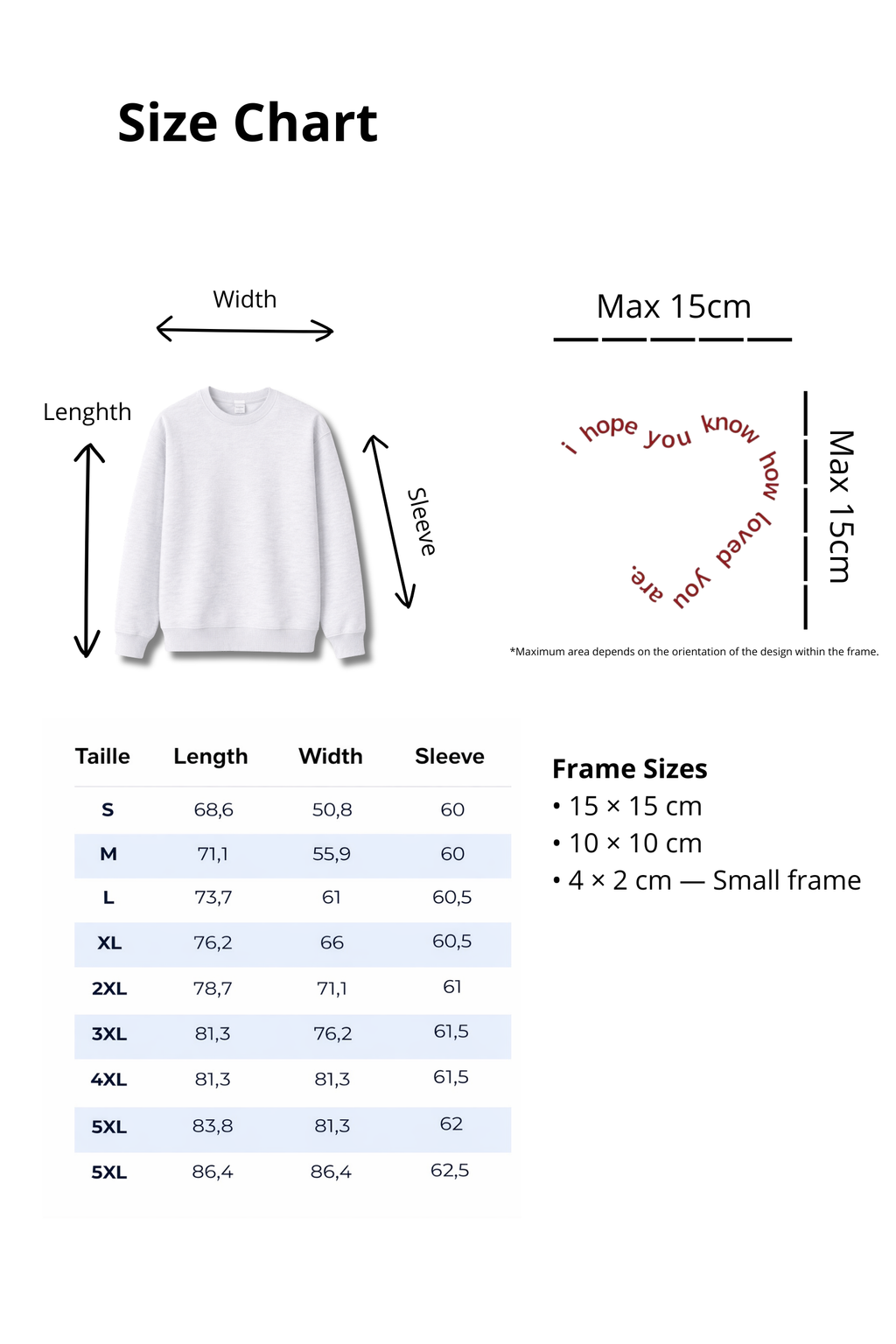 Matching Embroidery Sweatshirt