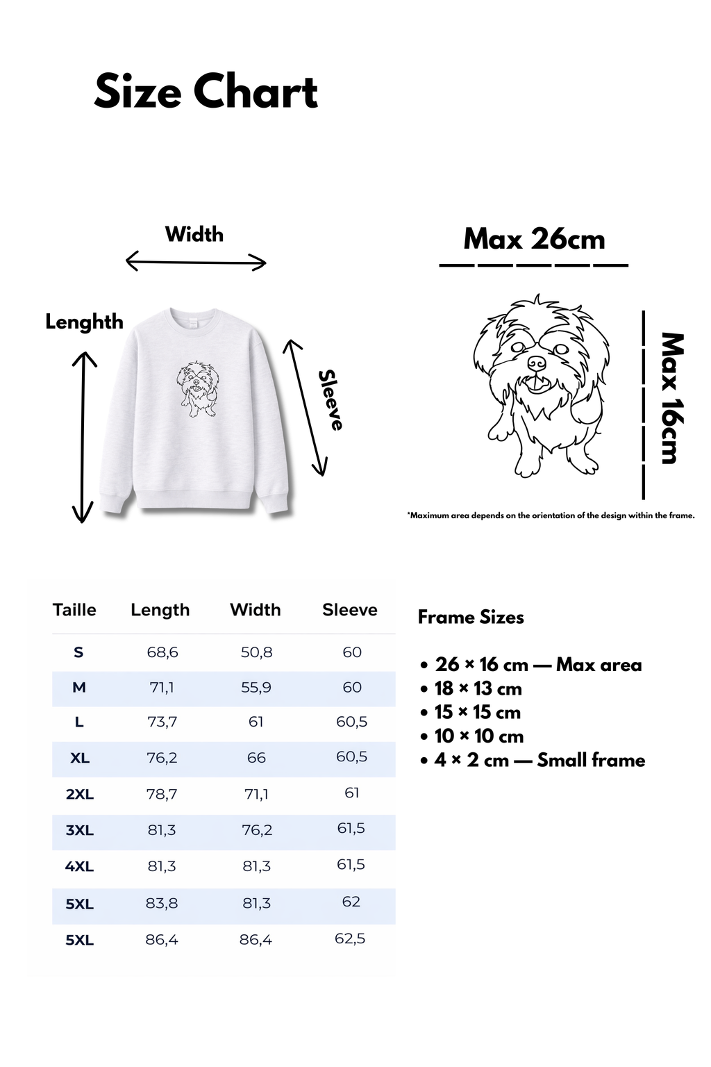 Custom Pet Embroidery Sweatshirt