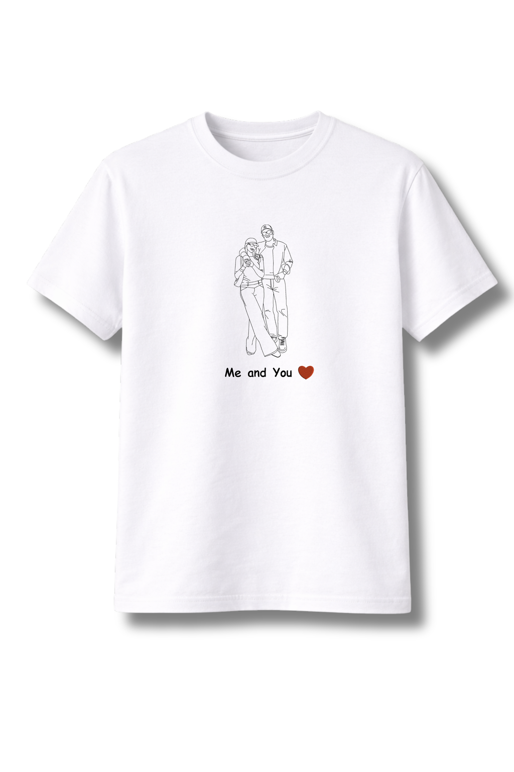 Custom Photo Embroidered T-shirt