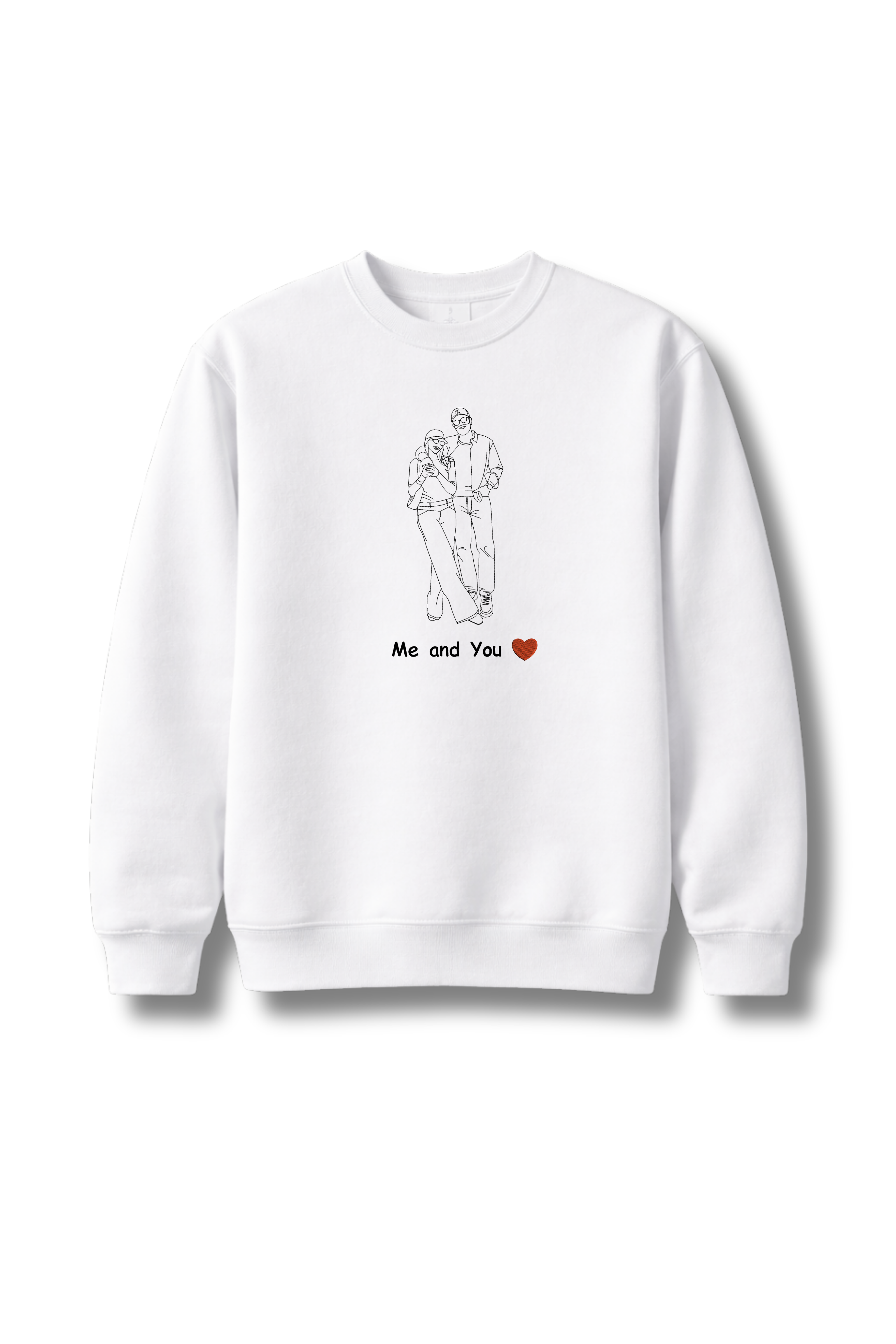 Custom Photo Embroidered Sweatshirt