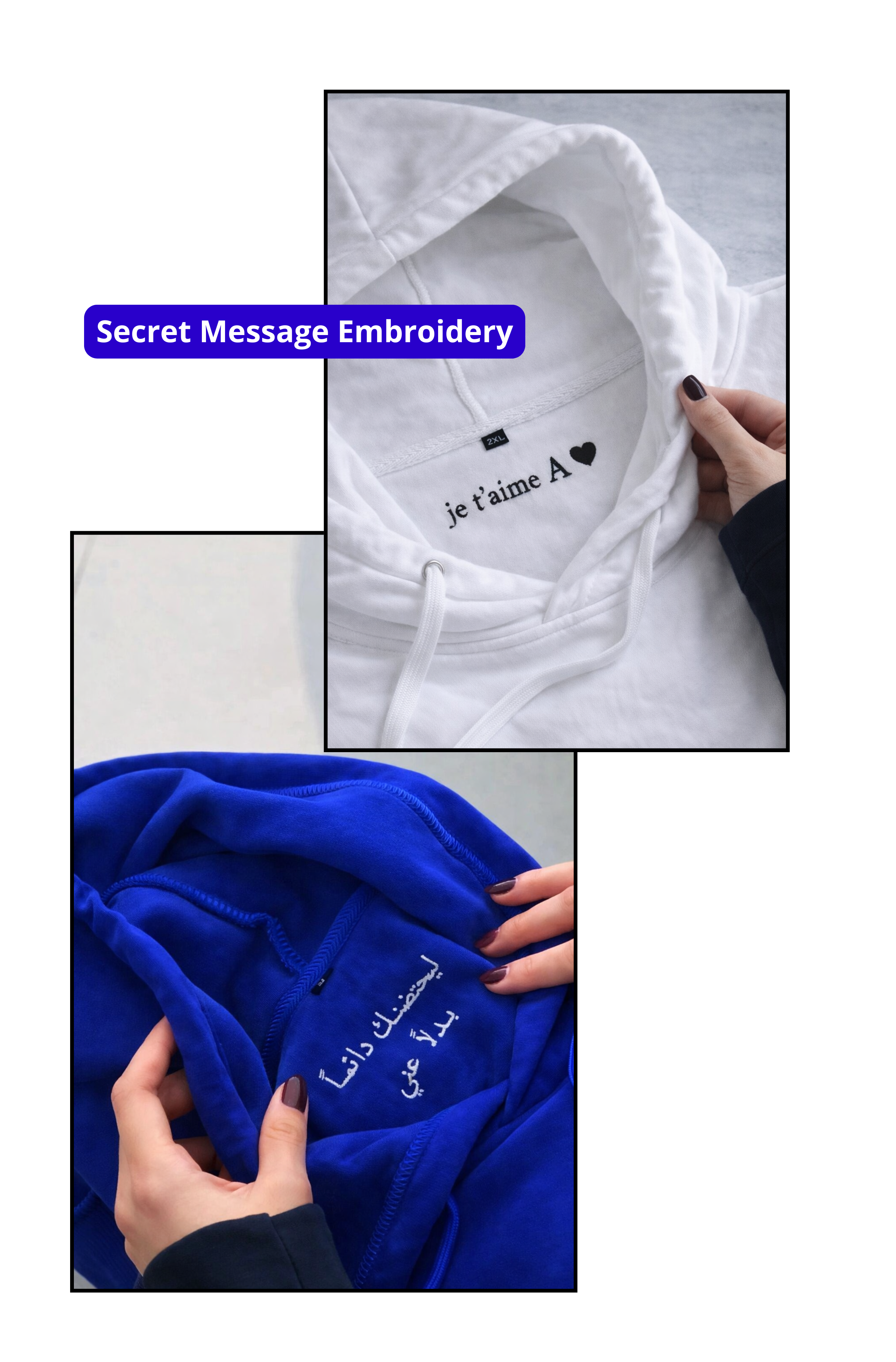 Matching Embroidery Hoodies